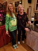 Dona and Pam celebrating!