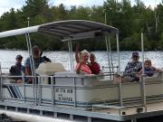 off on a boat ride with Glenn