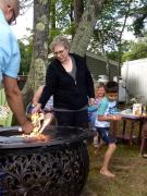 toasted marshmallows with Kay